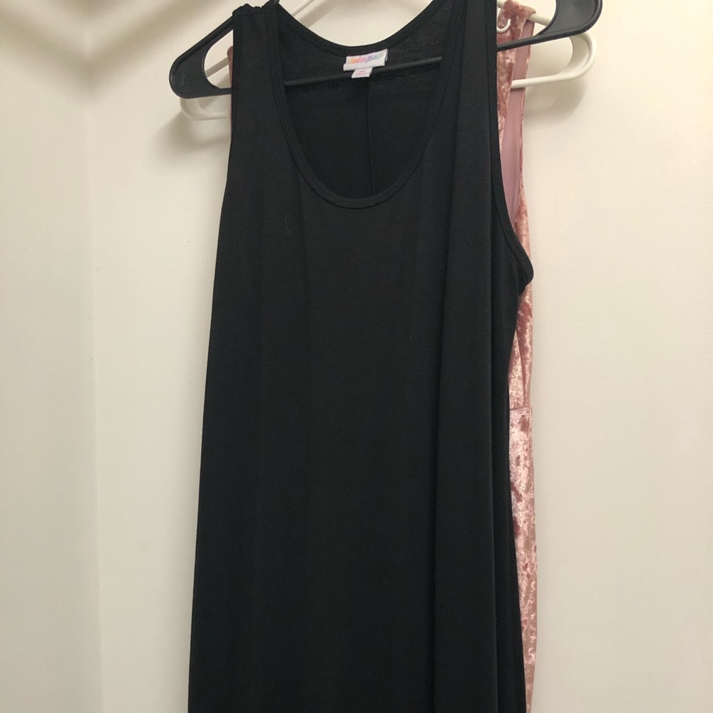 Black Lularoe maxi dress